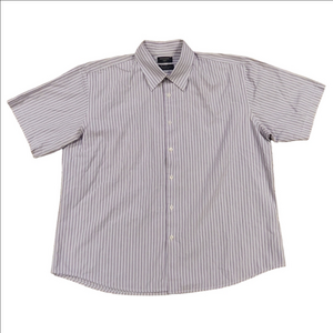 Dockers Blue & Purple Stripes Button-Up Dress Shirt